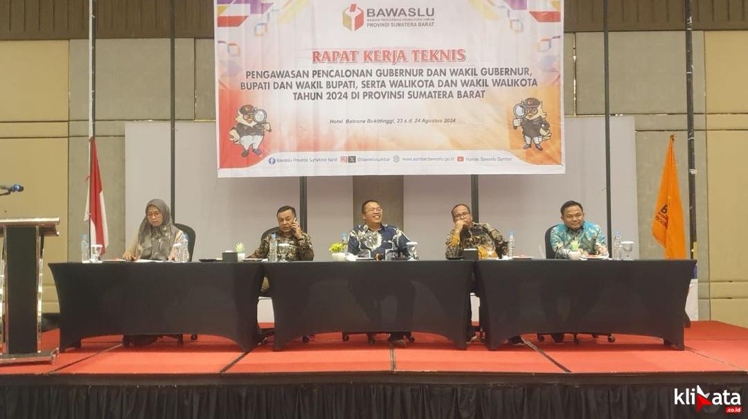 Bawaslu Provinsi Sumbar Gelar Rapat Kerja Teknis