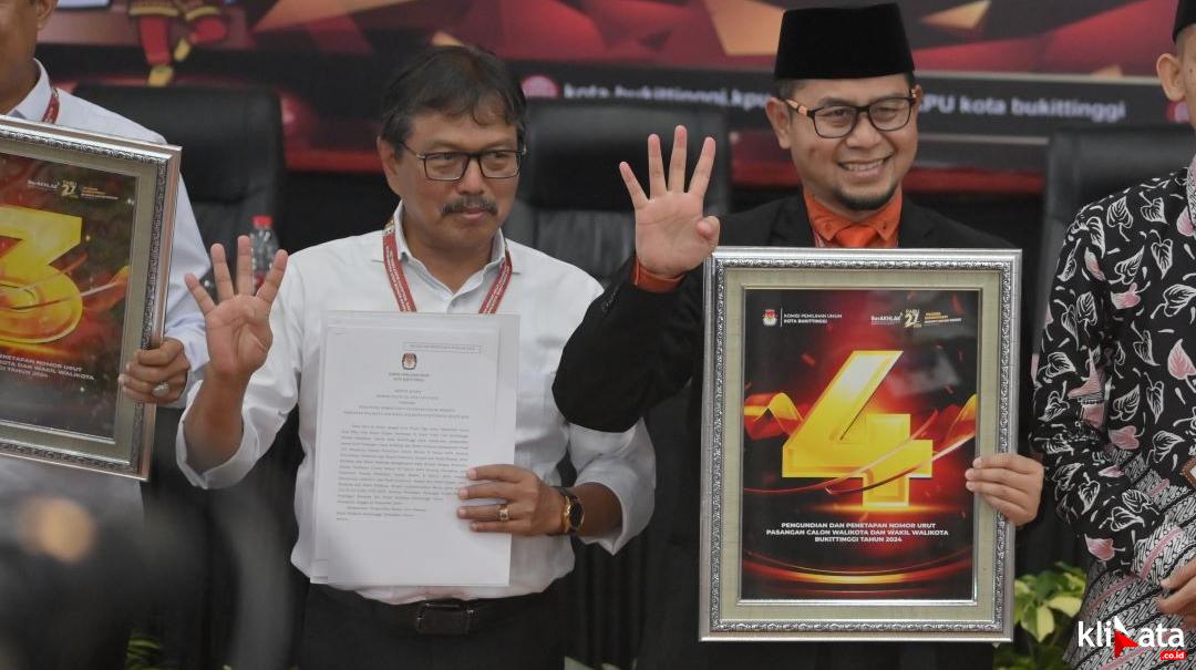 Paslon Ramlan Nurmatias-Ibnu Asis Mendapat Nomor Urut 4