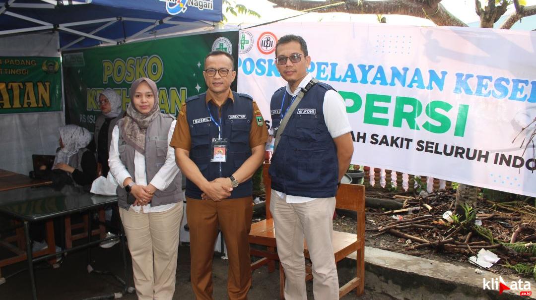 Persi Sumbar Buka Posko Pelayanan Kesehatan Dampak Banjir Bandang