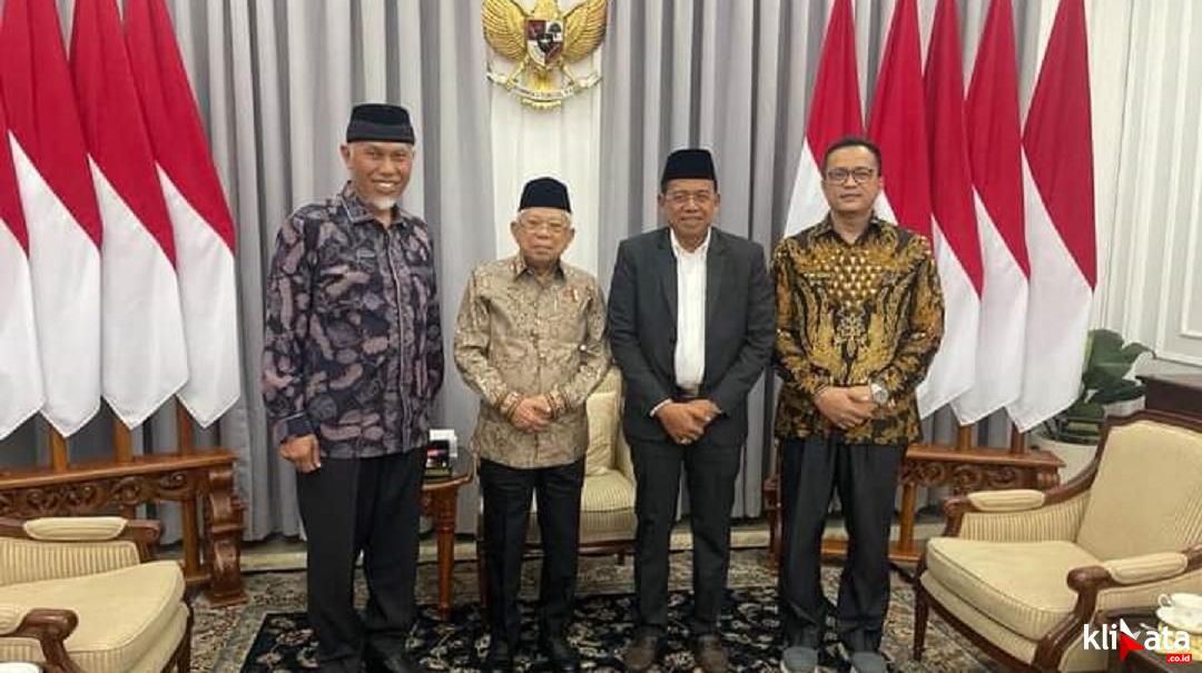 RSAM Bukittinggi Berbenah, Mahyeldi Gubernur Sumbar Menemui Wapres RI Ma'ruf Amin