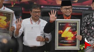 Paslon Ramlan Nurmatias-Ibnu Asis Mendapat Nomor Urut 4