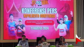 Police Women Run 10 K 2024, Polresta Bukittinggi Target...